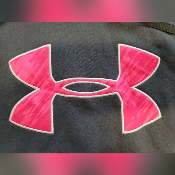 Under armour women's grey breast cancer hoodie size XS - Picture 3 of 7